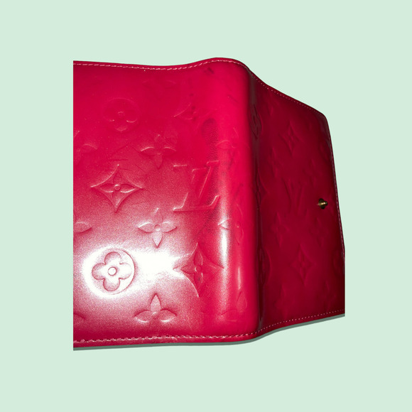 LOUIS VUITTON Small Pink Monogram Ring Agenda Cover - Picture 9 of 13